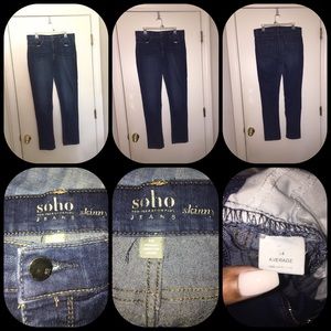 Skinny dark denim jeans preloved
